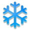Snowflake emoji on LG
